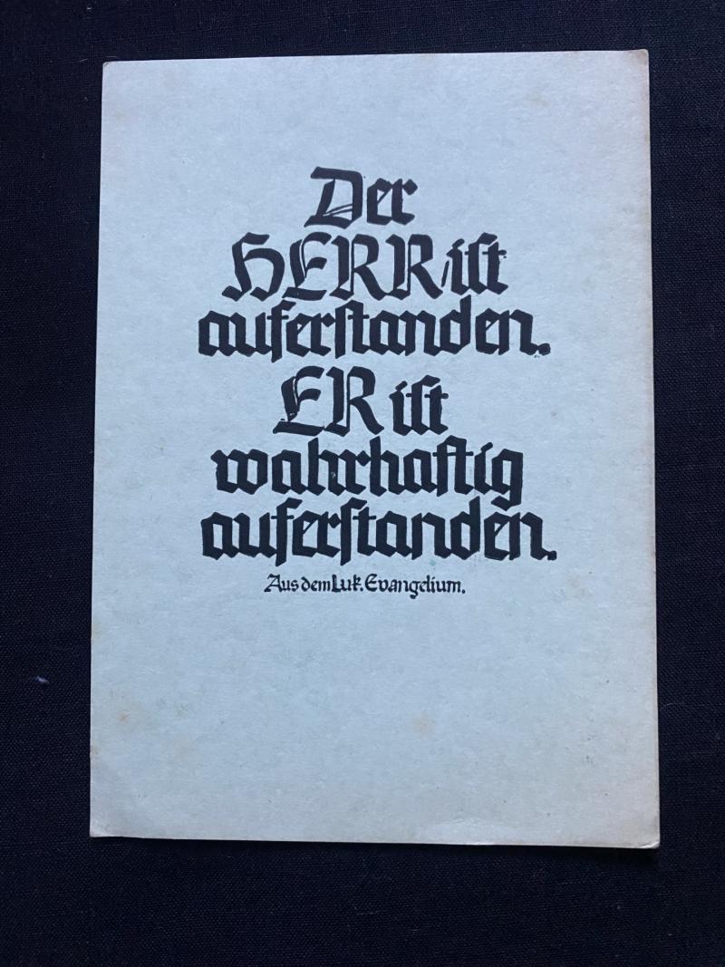 WW2 GERMAN POSTCARD