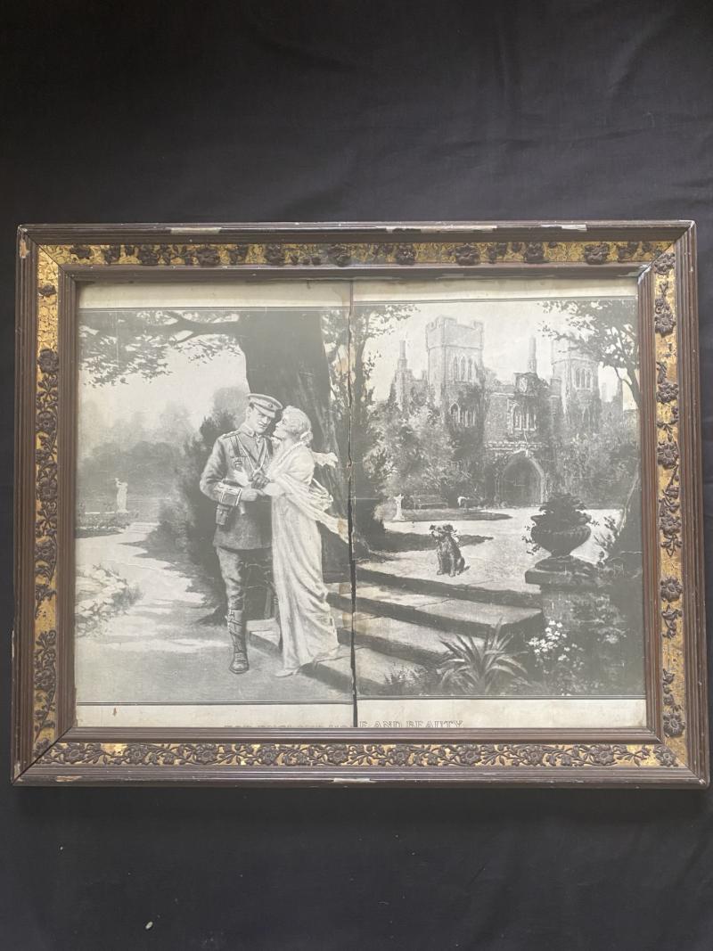 WW1 PICTURE OF SOLDIER IN FRAME