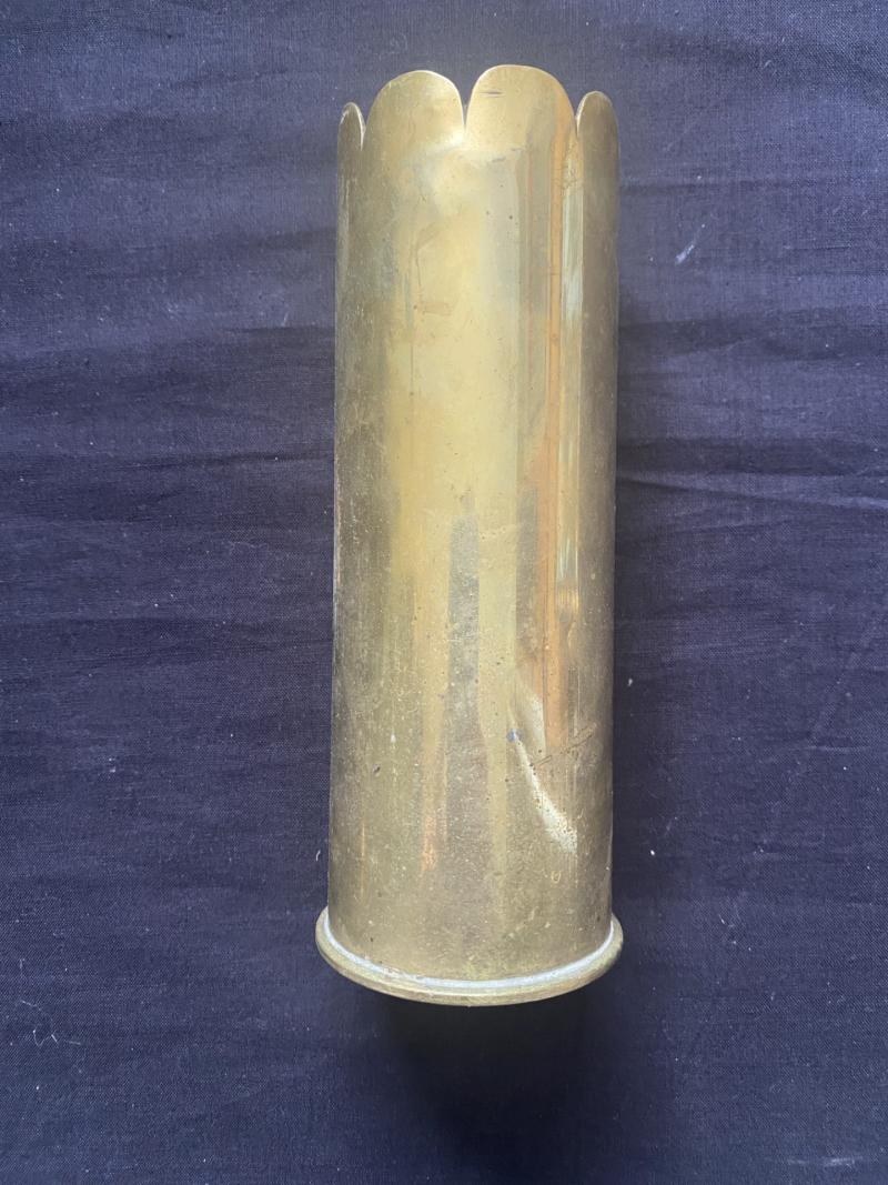 1916 DATED SP252 TRENCH ART SHELL CASE