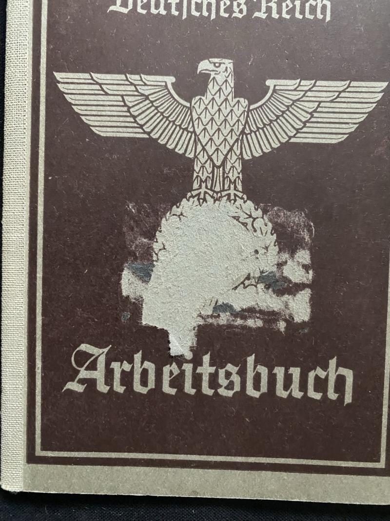 WW2 GERMAN ARBEITSBUCH