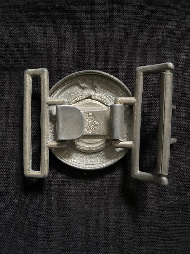 REPRODUCTION WW2 GERMAN WAFFEN-SS OFFICER'S BELT BUCKLE