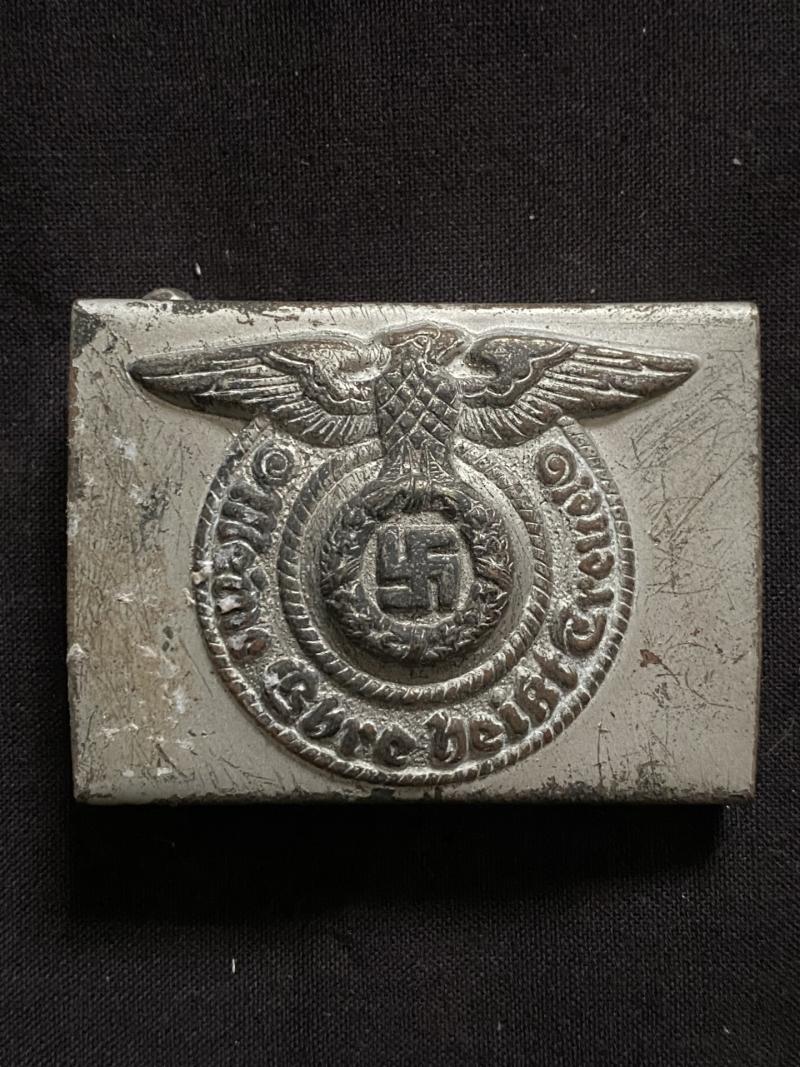 HIGH QUALITY REPRODUCTION WW2 GERMAN WAFFEN-SS BELT BUCKLE