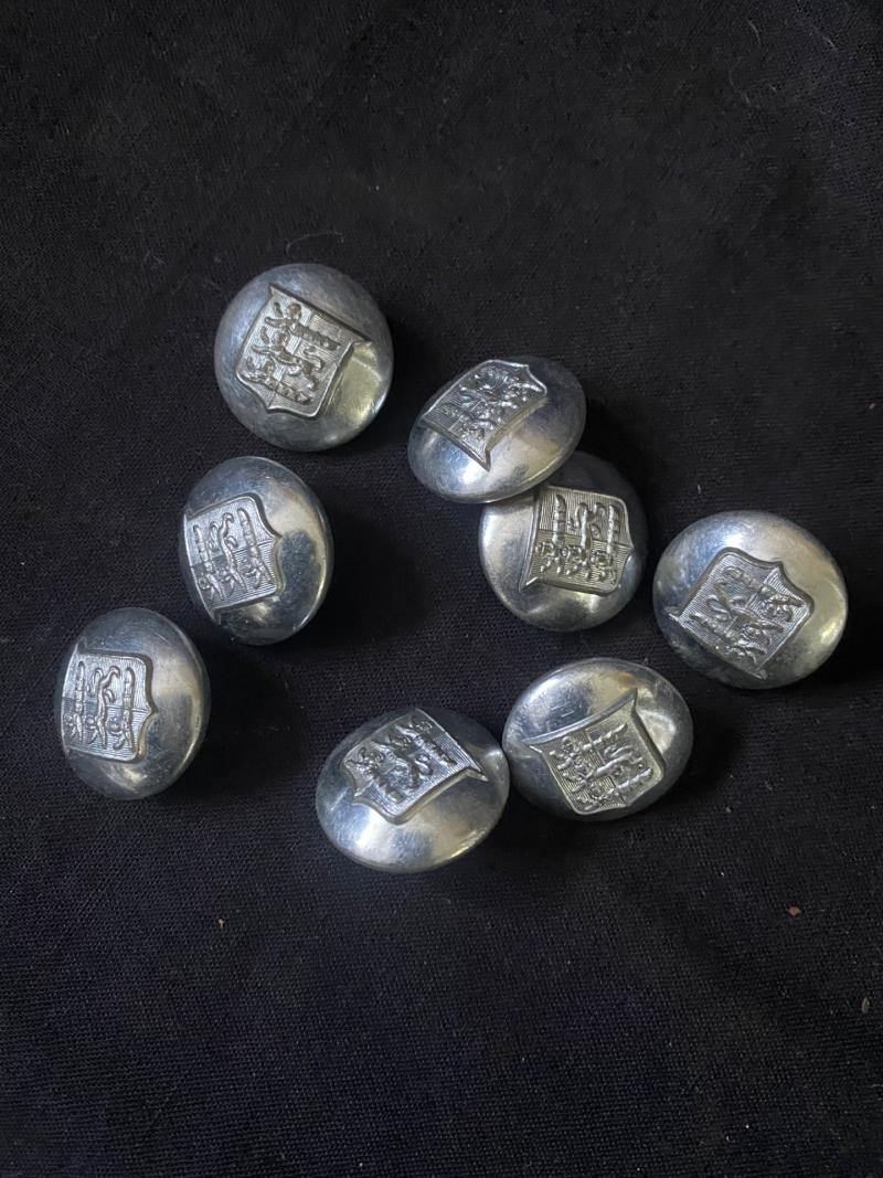 8 X FIRE BRIGADE BUTTONS