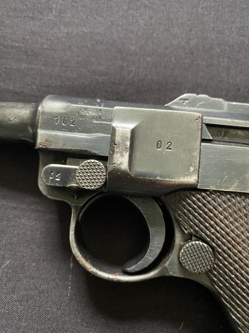 DEACTIVATED WW2 GERMAN P08 LUGER (NEW EU DEACTIVATION)