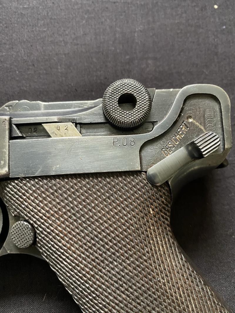 DEACTIVATED WW2 GERMAN P08 LUGER (NEW EU DEACTIVATION)