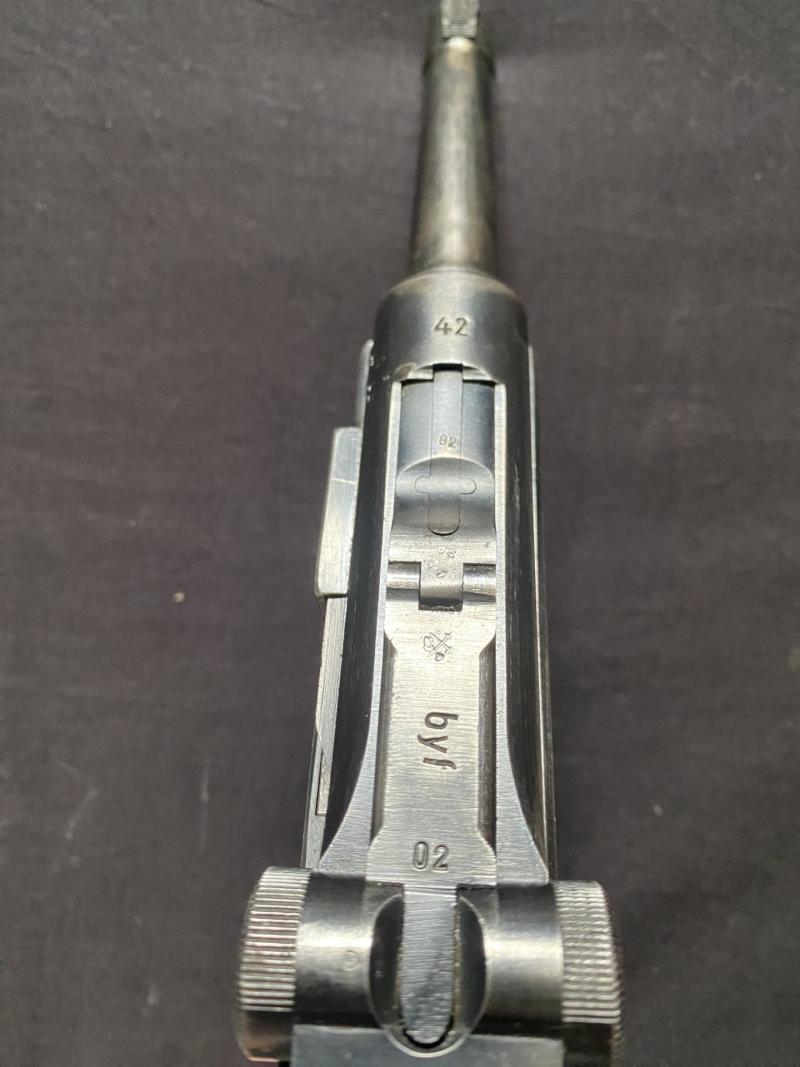 DEACTIVATED WW2 GERMAN P08 LUGER (NEW EU DEACTIVATION)