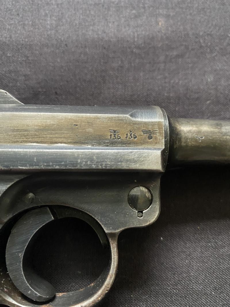 DEACTIVATED WW2 GERMAN P08 LUGER (NEW EU DEACTIVATION)