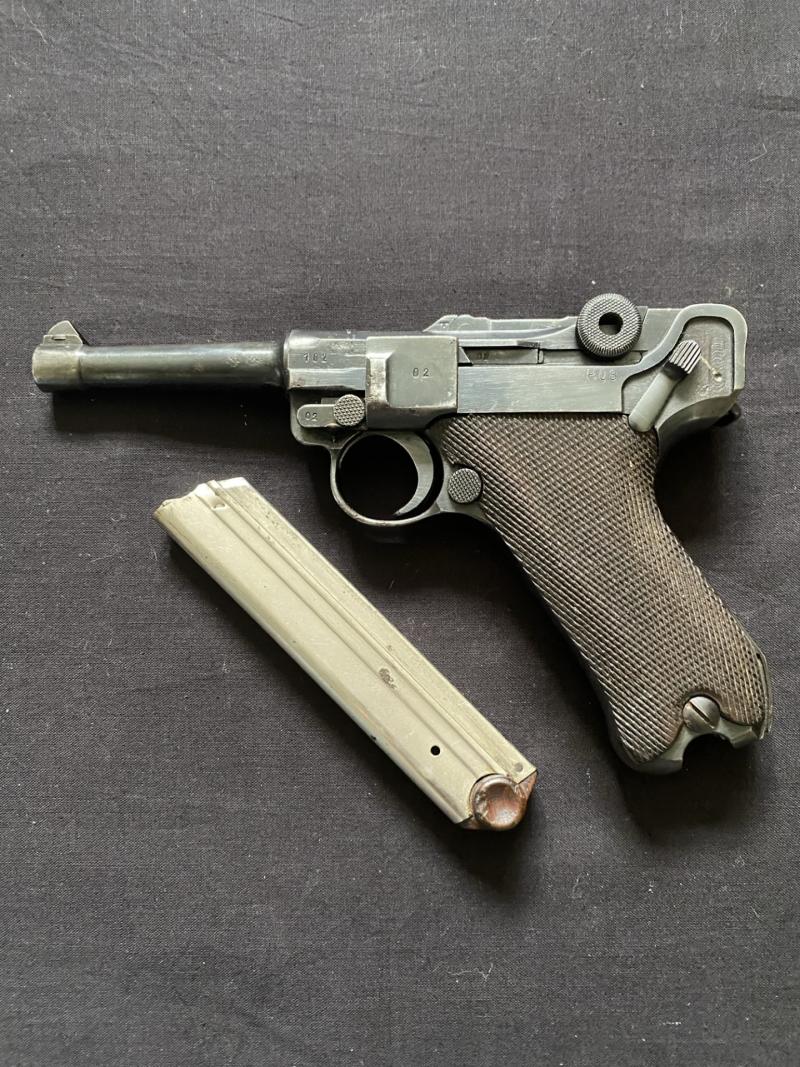DEACTIVATED WW2 GERMAN P08 LUGER (NEW EU DEACTIVATION)