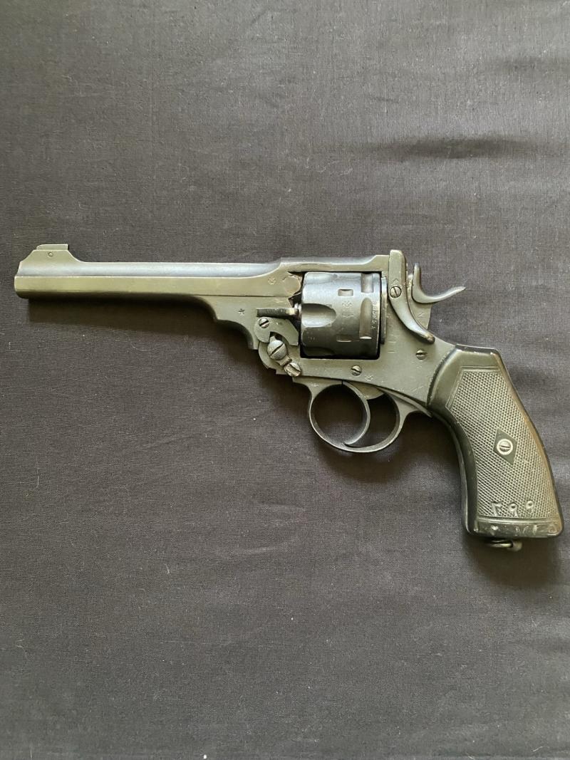 DEACTIVATED WEBLEY MK.VI .455 REVOLVER (MATCHING NUMBERS) (PRE EU/UK DEACTIVATION)