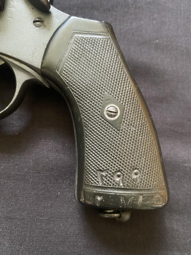 DEACTIVATED WEBLEY MK.VI .455 REVOLVER (MATCHING NUMBERS) (PRE EU/UK DEACTIVATION)