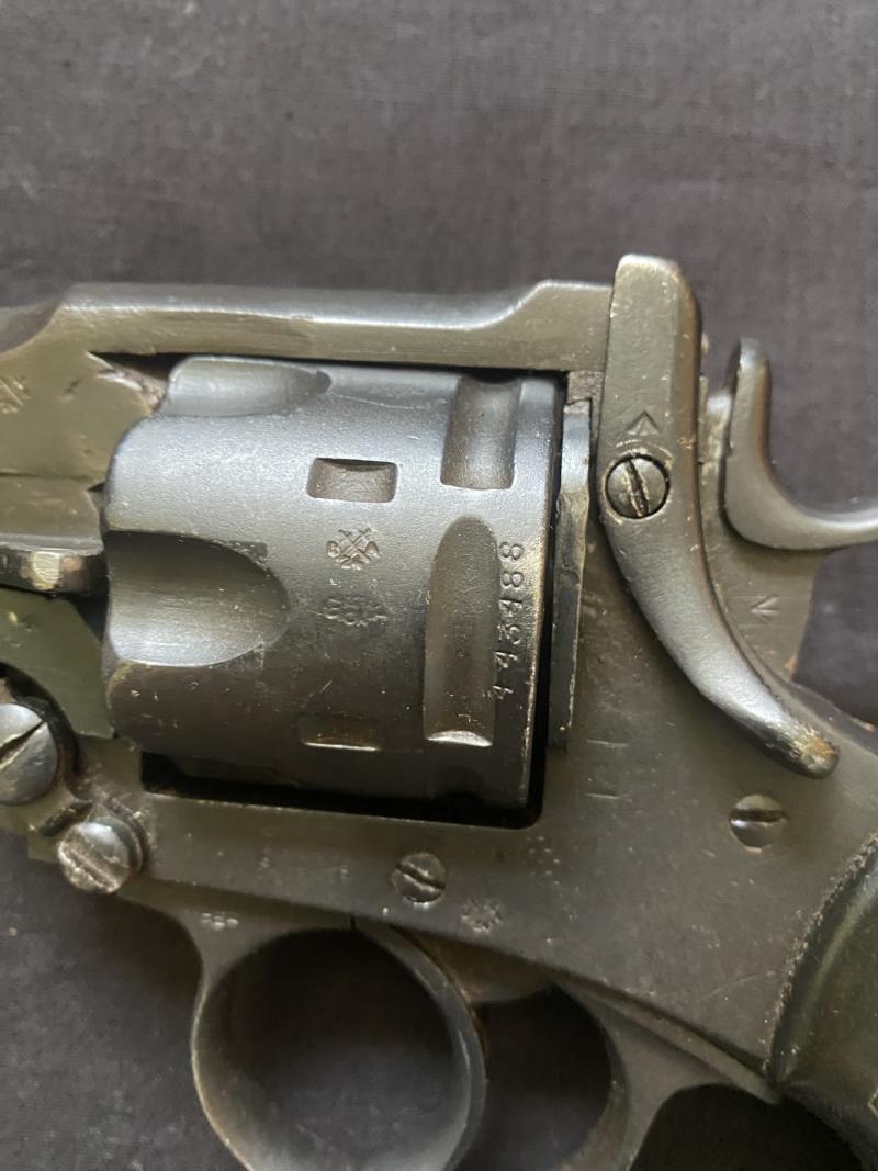 DEACTIVATED WEBLEY MK.VI .455 REVOLVER (MATCHING NUMBERS) (PRE EU/UK DEACTIVATION)