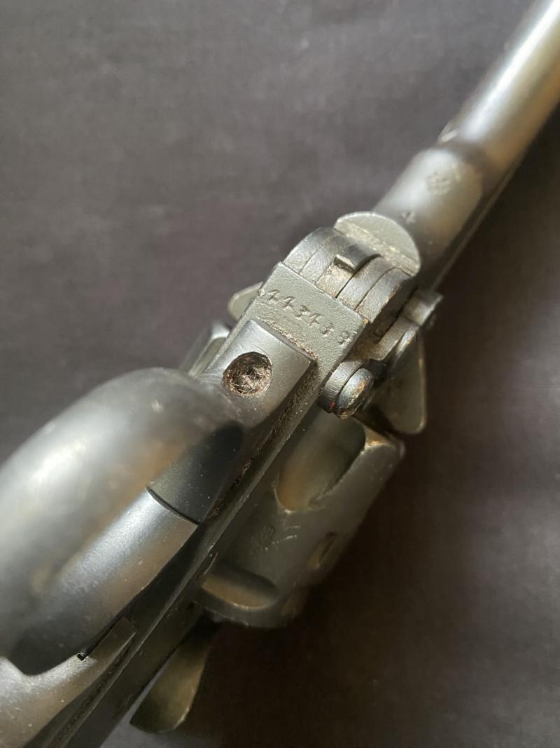 DEACTIVATED WEBLEY MK.VI .455 REVOLVER (MATCHING NUMBERS) (PRE EU/UK DEACTIVATION)