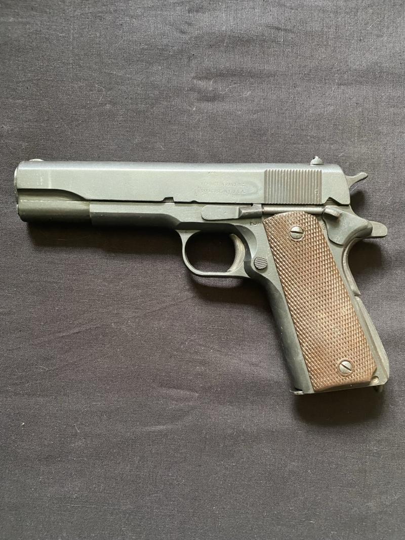 DEACTIVATED 1944 DATED U.S ARMY COLT M1911A1 .45 PISTOL (PRE EU/UK DEAVTIVATION)