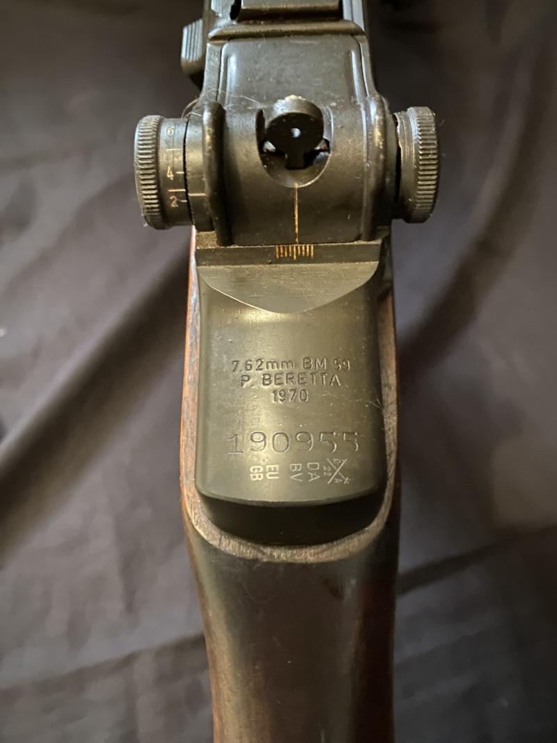 DEACTIVATED BM59 RIFLE (NEW EU DEACTIVATION)