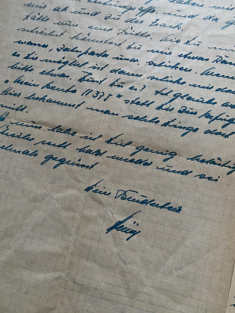 A SET OF WW2 GERMAN SS JOHANNA WACHHER LETTERS