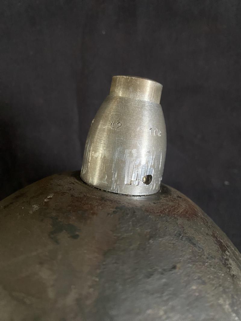 WW2 GERMAN 3.7CM STIELGRANATE 41 FOR THE 3.7CM PAK CANNON.