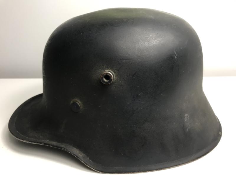 WW2 GERMAN SS M16 STALHELM TRANSITIONAL HELMET