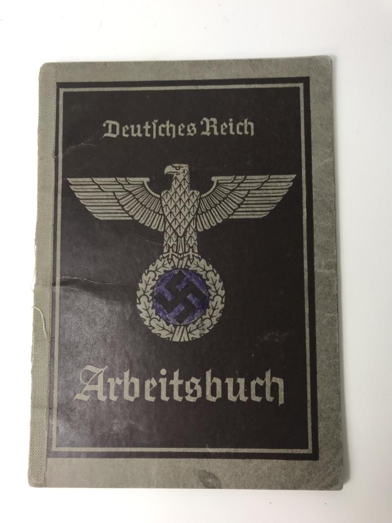 WW2 GERMAN ARBEITSBUCH