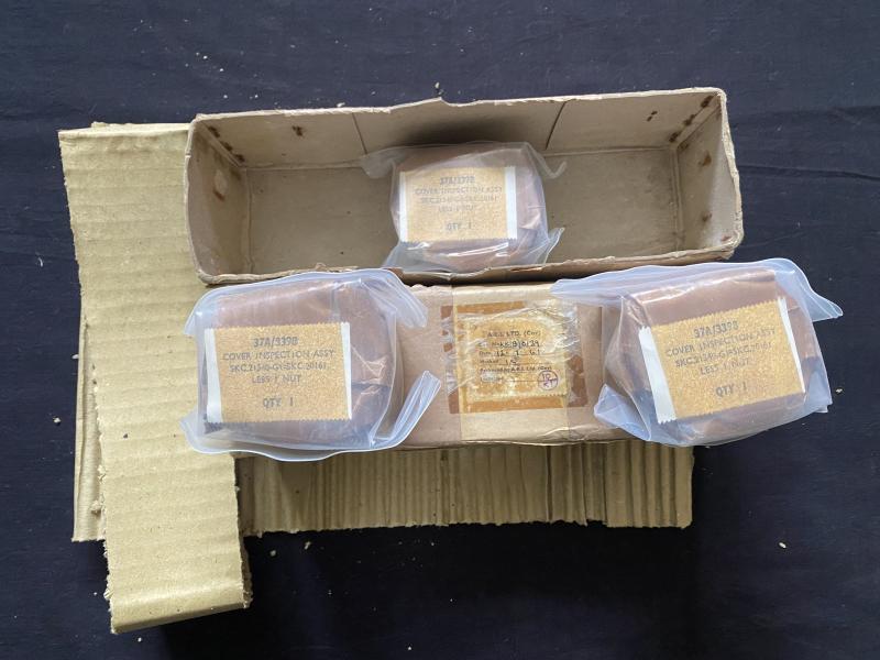 BOX OF 3 X A.E.I LTD INSPECTION ASSY COVER LESS 1 NUT