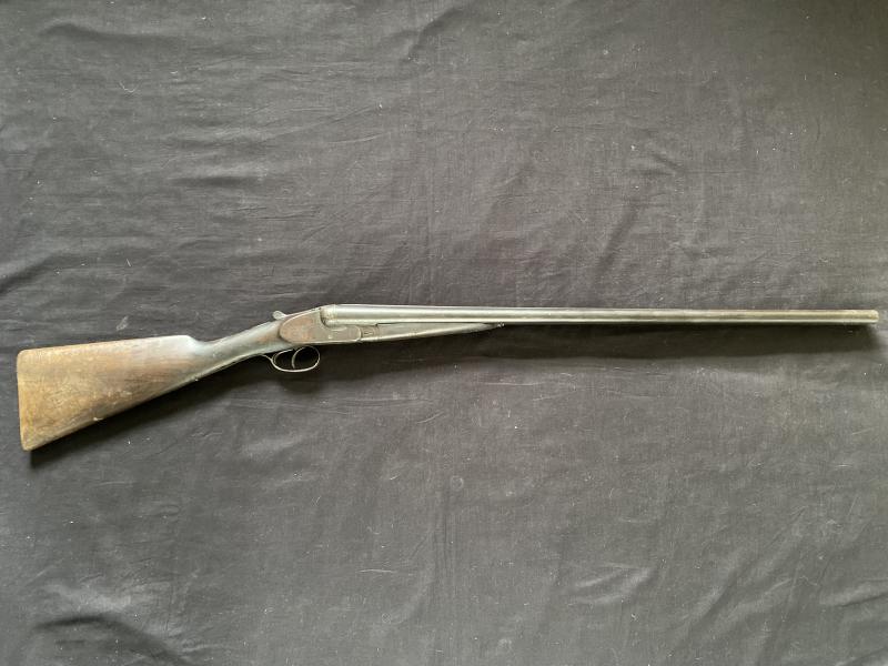 DEACTIVATED BELGIAN 12B DOUBLE BARREL SHOTGUN (NEW EU DEACTIVATION)