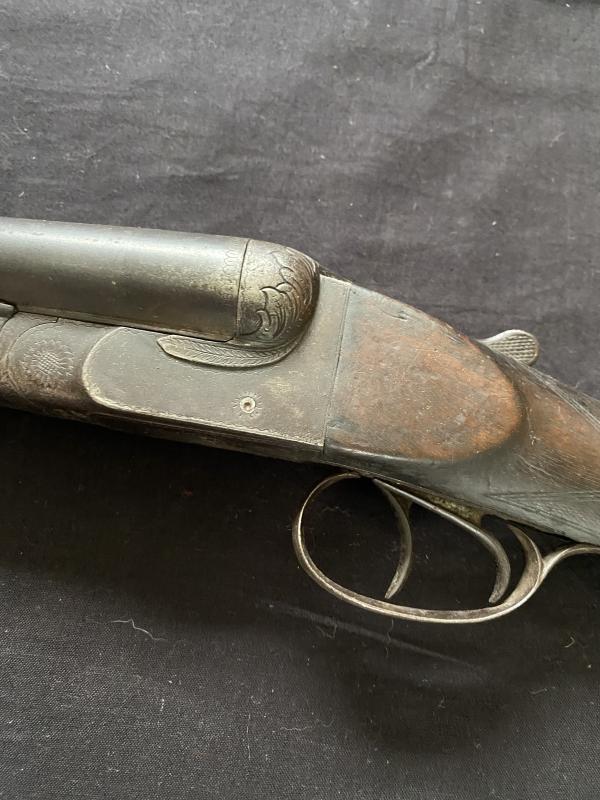 DEACTIVATED BELGIAN 12B DOUBLE BARREL SHOTGUN (NEW EU DEACTIVATION)