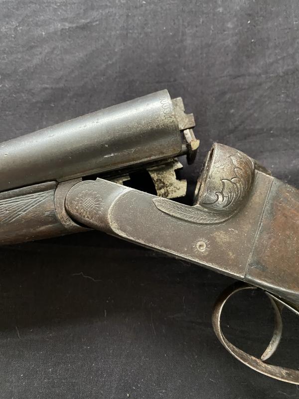 DEACTIVATED BELGIAN 12B DOUBLE BARREL SHOTGUN (NEW EU DEACTIVATION)