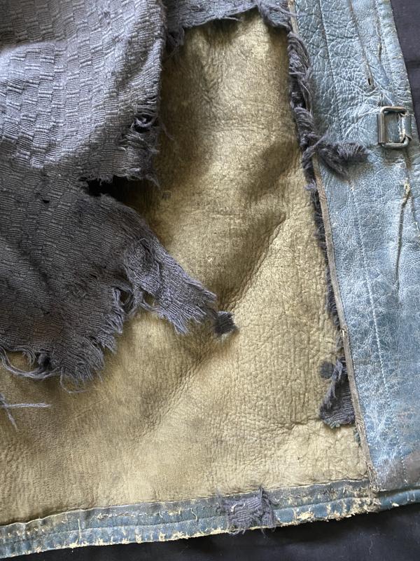 WW2 GERMAN LEATHER OFFICER'S COAT