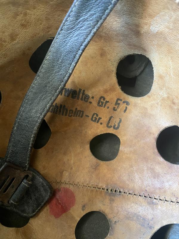 WW2 GERMAN M38 FALLSCHIRMJAGER PARATROOPER CAMO HELMET