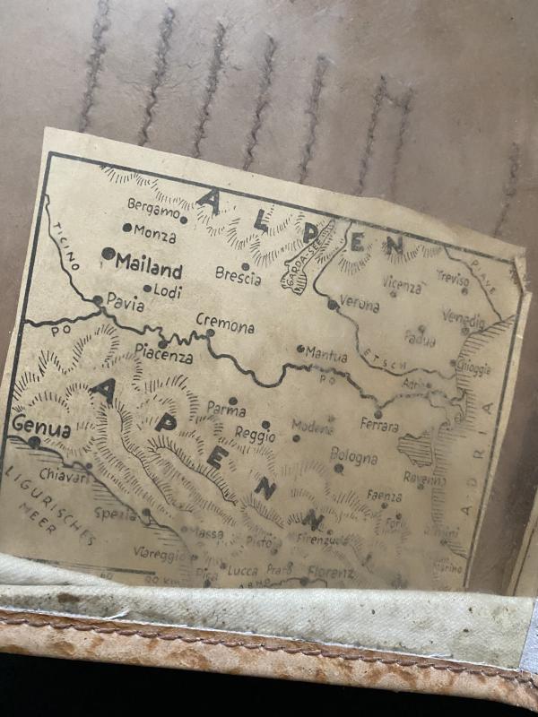 WW2 GERMAN OFFICER'S MAP CASE
