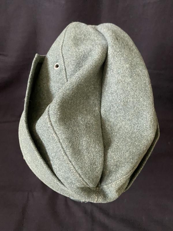WW2 GERMAN ARMY ARTILLERY ENLISTED MAN'S OVERSEAS M38 CAP