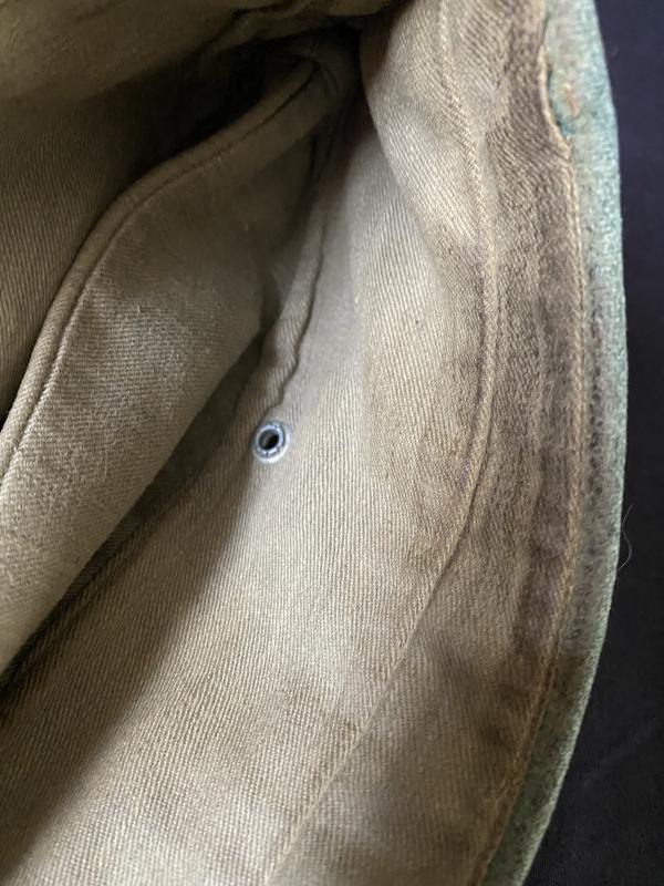 WW2 GERMAN ARMY ARTILLERY ENLISTED MAN'S OVERSEAS M38 CAP