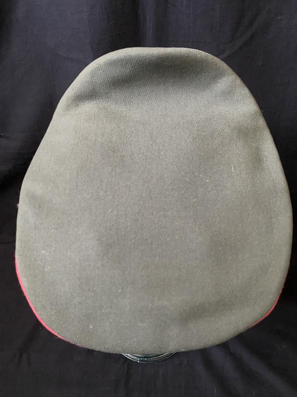 WW2 GERMAN PANZER OFFICER'S VISOR CAP