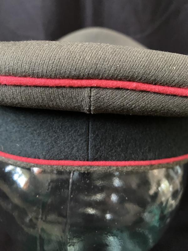 WW2 GERMAN PANZER OFFICER'S VISOR CAP