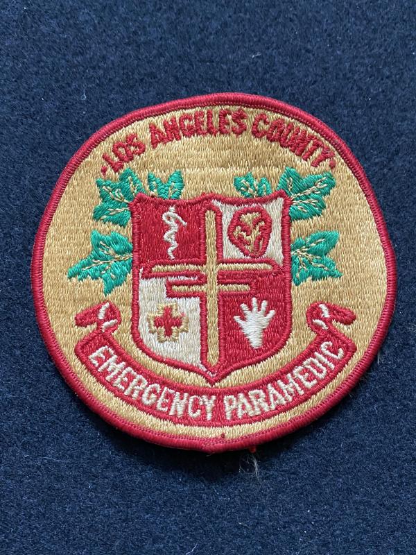 LOS ANGELES COUNTY EMERGENCY PARAMEDIC PATCH