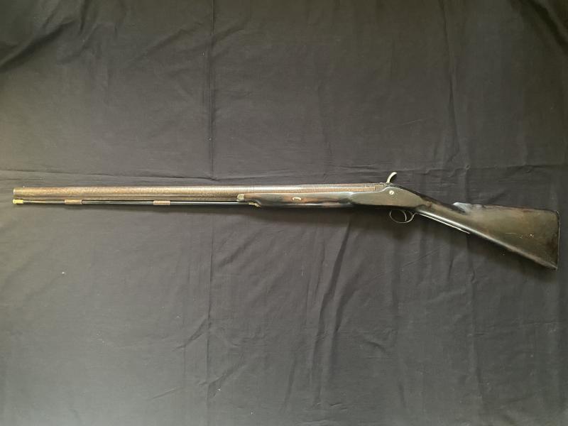 ANTIQUE J&G GIBBS PERCUSSION MUSKET