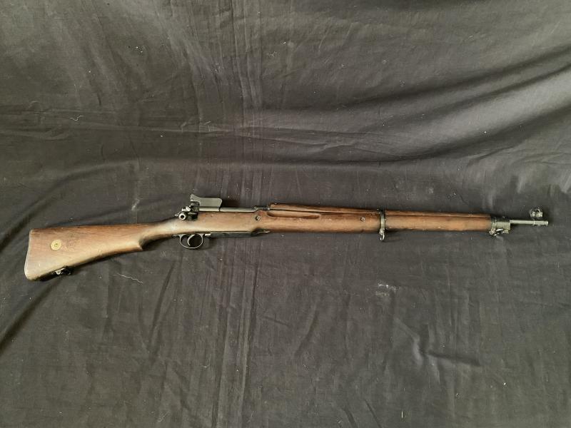 DEACTIVATED BRITISH P14 RIFLE WITH VOLLEY SIGHTS ( PRE-EU/UK DEACTIVATION)