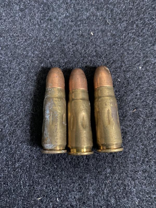 3 X 7.62x25 ROUNDS (INERT)