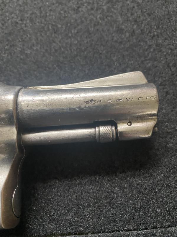 DEACTIVATED SMITH & WESSON MODEL 10 .38 SPL REVOLVER WITH HOLSTER (UK DEACTIVATION)