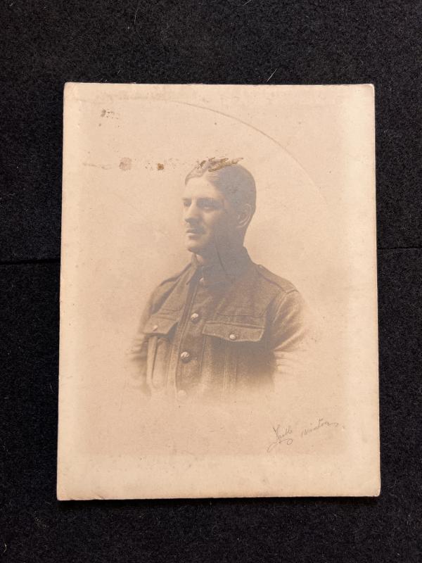 PICTURE OF A WW1 SOLDIER (SIGNED)