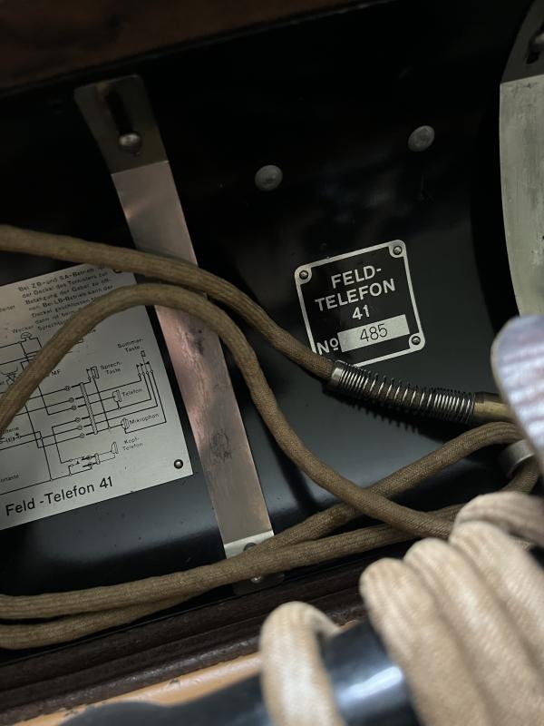 RARE WW2 SWISS MODEL 1941 TYPE A FIELD TELEPHONE