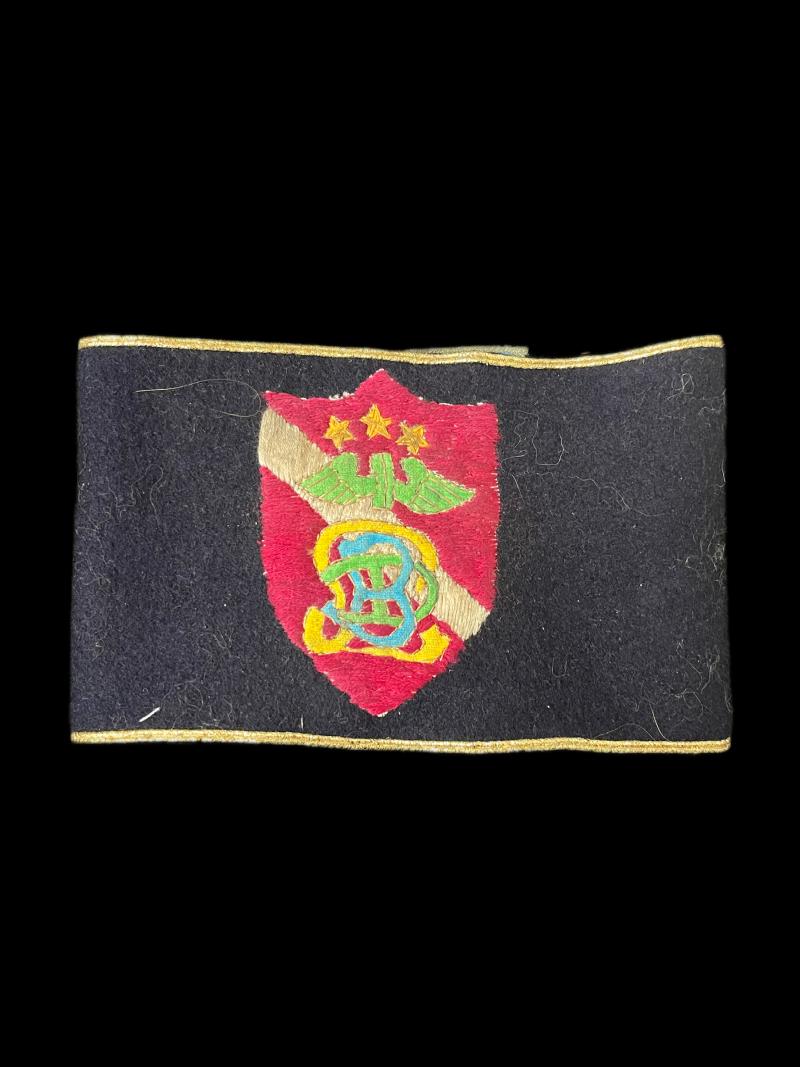 REPRODUCTION LATVIAN COMMUNITY OF RAILWAY WORKERS ARMBAND