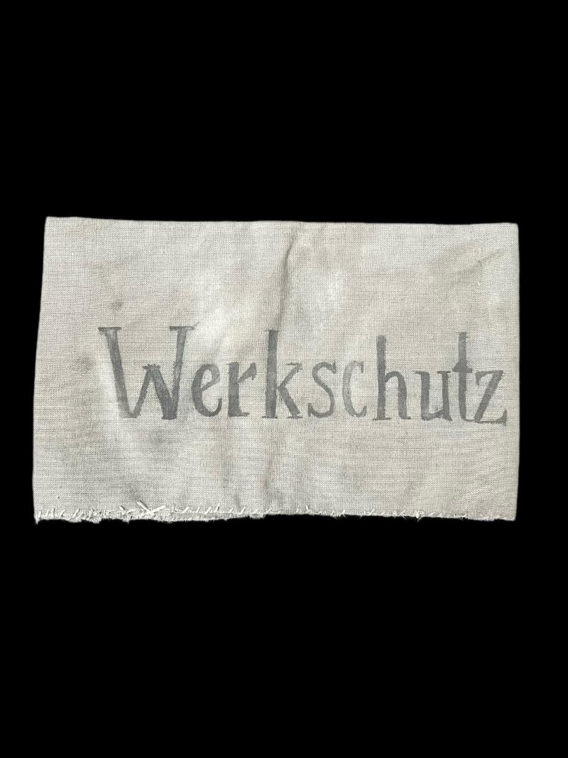 REPRODUCTION WW2 GERMAN WERKSCHUTZ ARMBAND
