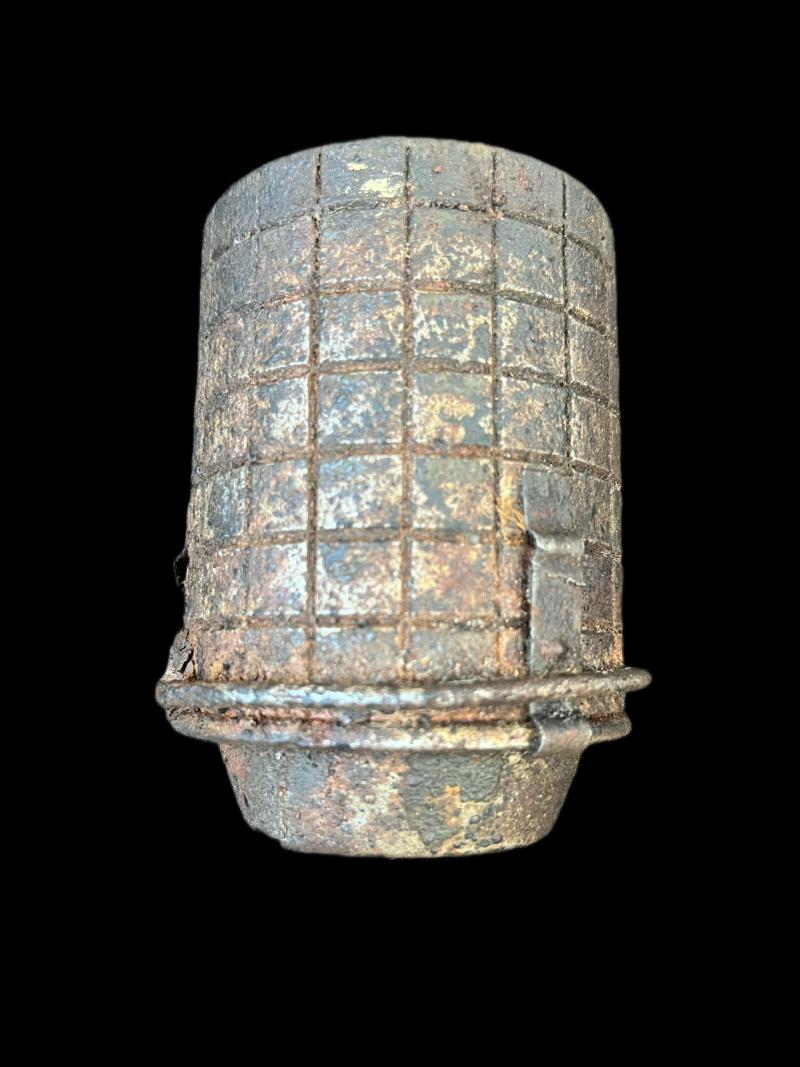 WW2 GERMAN M24/M43 STICK GRENADE HEAD WITH FRAGMENTATION SLEEVE (INERT)
