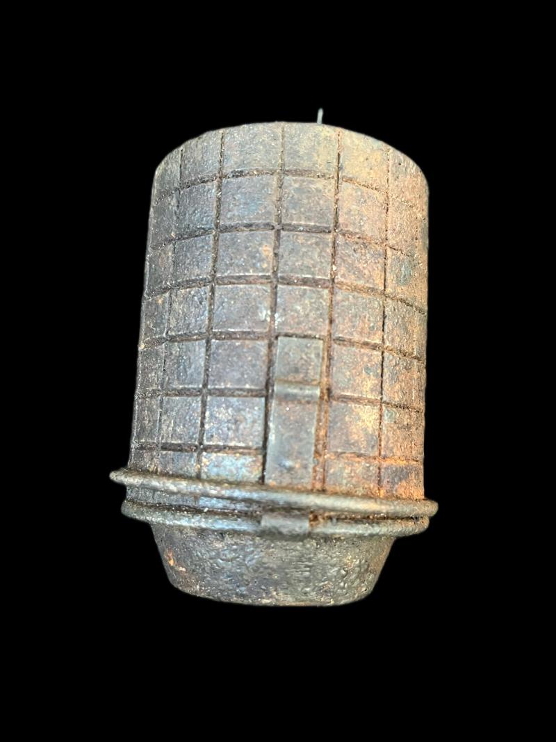 WW2 GERMAN M24/M43 STICK GRENADE HEAD WITH FRAGMENTATION SLEEVE (INERT)
