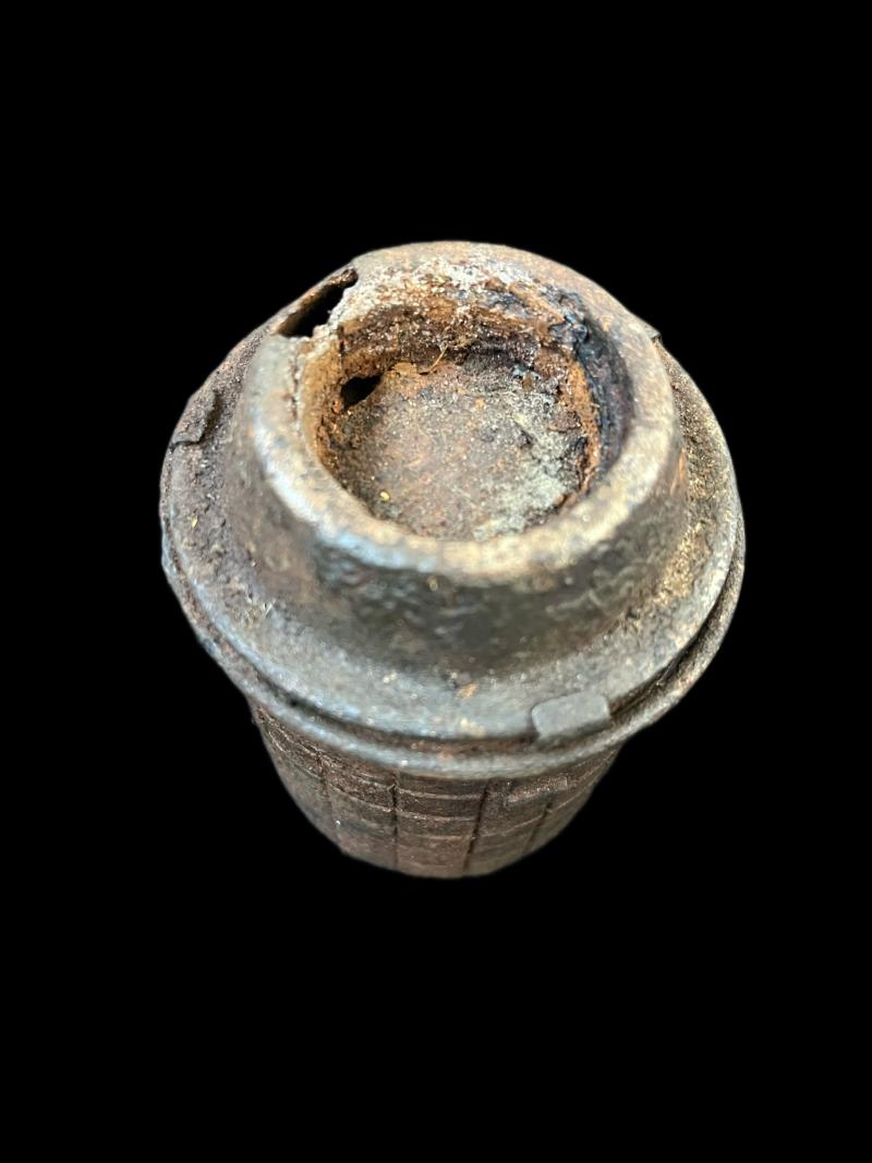 WW2 GERMAN M24/M43 STICK GRENADE HEAD WITH FRAGMENTATION SLEEVE (INERT)