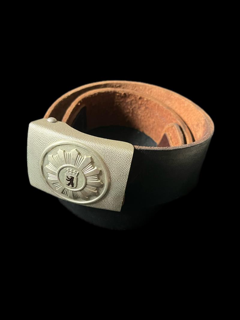 GERMAN BERLIN POLICE BELT AND BUCKLE
