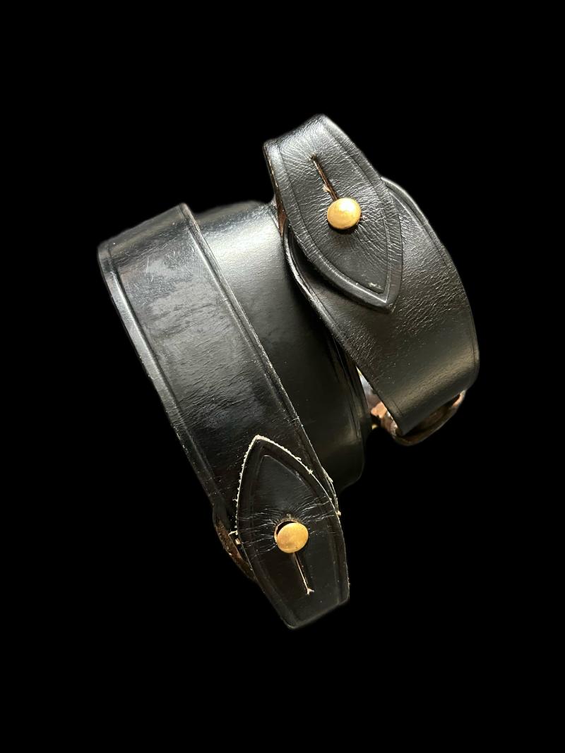 BLACK SAM BROWNE BELT STRAP