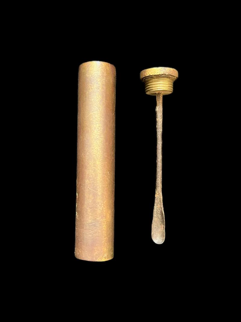 LEE ENFIELD BRASS OIL BOTTLE