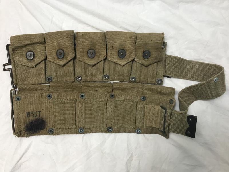 WW2 U.S. M1923 AMMUNITION BELT