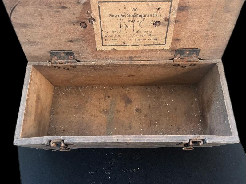 WW2 GERMAN RIFLE GRENADE TRANSIT BOX